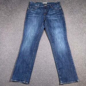 Levi's 505 Straight Jeans Women 30 Blue Denim Mid Rise Classic Stretch Boho